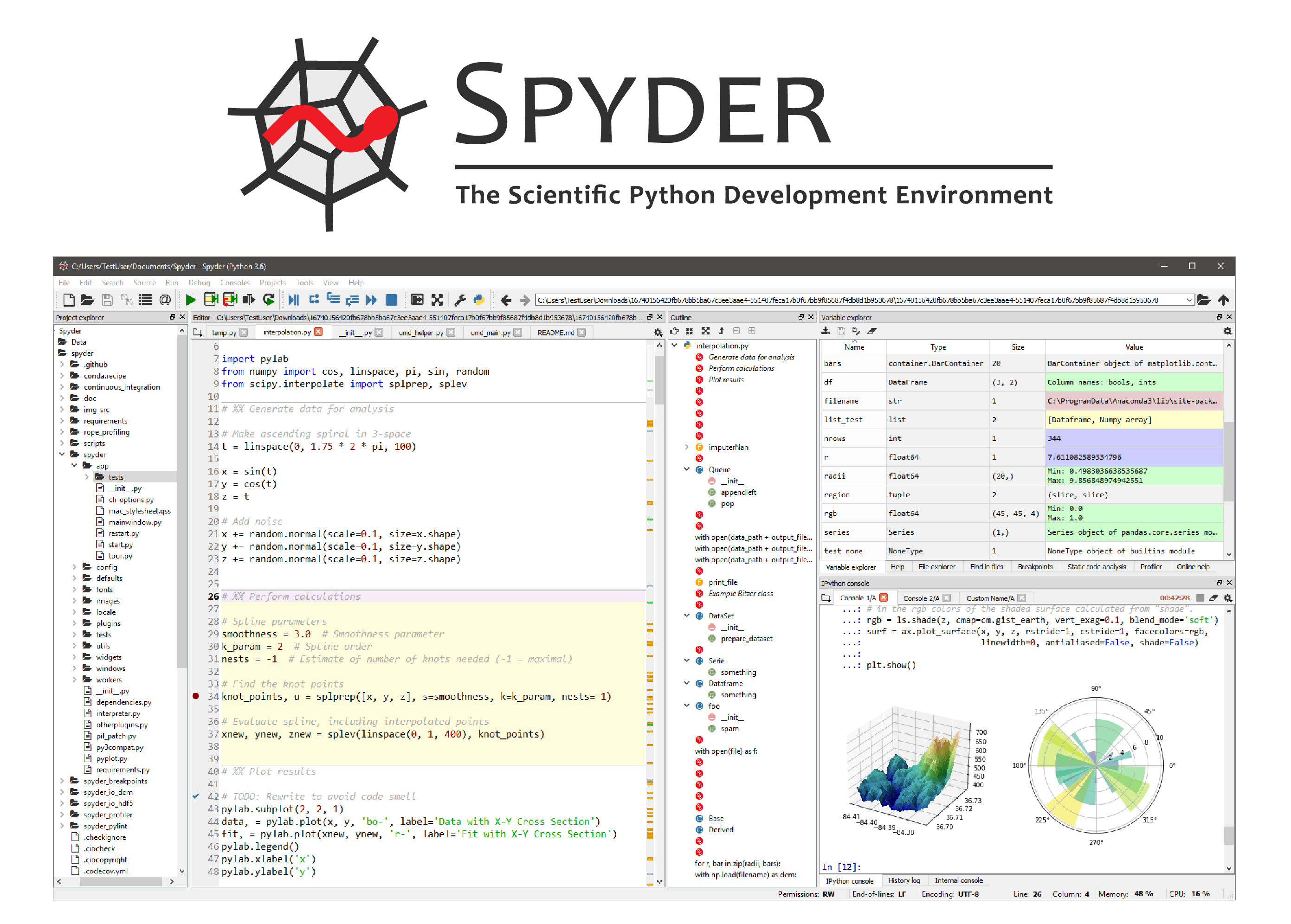 Python Editörleri Spyder